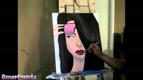 Aaliyah speed painting 1 - YouTube