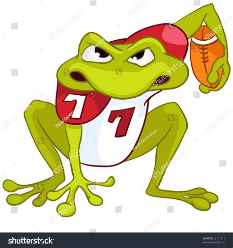 84 Football Frog Stock Vectors, Images & Vector Art | Shutterstock