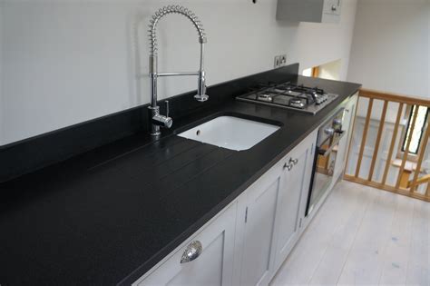 Indian Jet Black Granite worktops - Contemporary Stone Ltd.