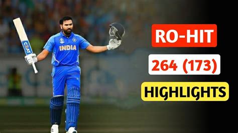 Rohit sharma| Record breaking inning| 264 BY RO- SUPERHIT SHARMA - YouTube