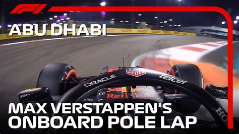 Max Verstappen's Pole Lap | 2021 Abu Dhabi Grand Prix | Pirelli - Win ...