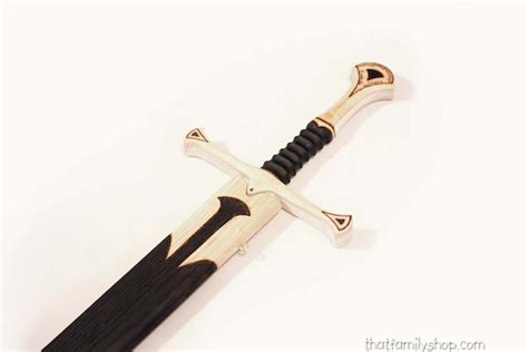 Anduril Aragorn's Sword Lotr-inspired Wood Sword of - Etsy