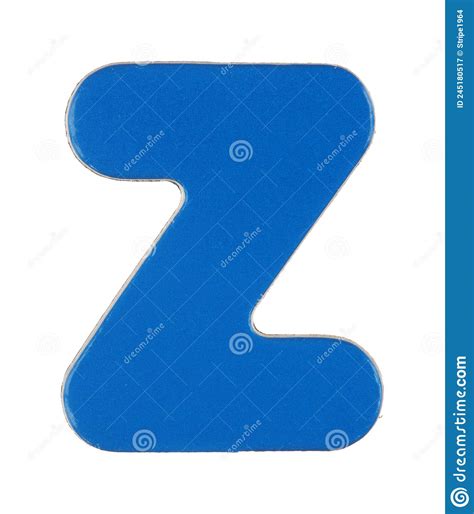 Lower Case Z Magnetic Letter on White with Clipping Path Stock Image - Image of child, word ...