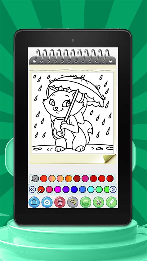 Cute Cat Coloring Pages : Coloring Pages Cat Game:Amazon.in:Appstore ...