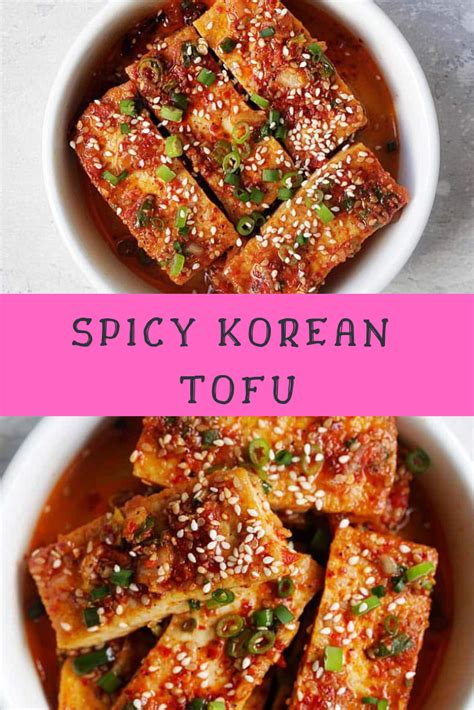 Spicy Korean Tofu Recipe