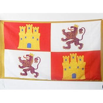 Amazon.com : AZ FLAG Crown of Castile 1230-1715 Flag 3' x 5' for a Pole ...