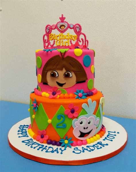 Pin by Angie Caldwell on Decorated Cakes - Character Cakes | Dora birthday cake, Birthday cake ...