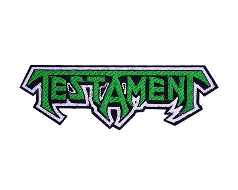 Testament Legacy Patch Green Thrash Metal Music Band Logo | Etsy