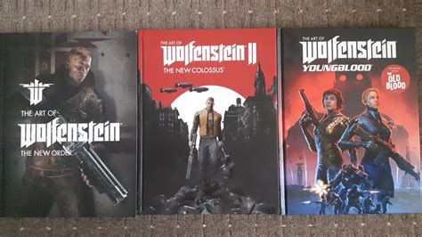 At last, the artbook collection is now complete : r/Wolfenstein