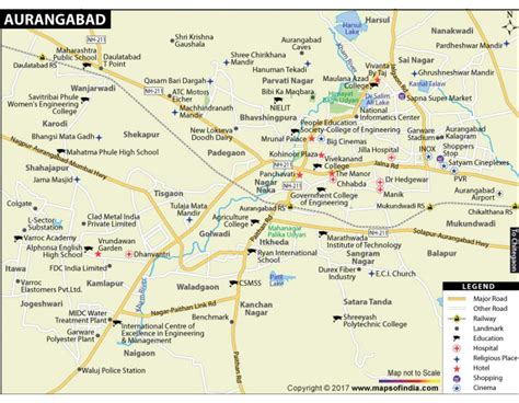 Buy Aurangabad City Map online