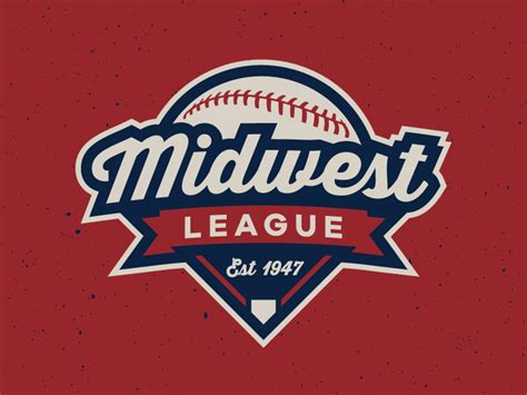 Midwest League logo redesign 1 | Sports logo design, Sports logo inspiration, Logo redesign