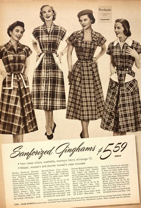 Snapped Garters: 1952 Fashions From Sears!