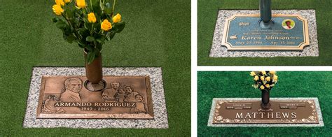 Bronze Memorials - Matthews Cemetery Products