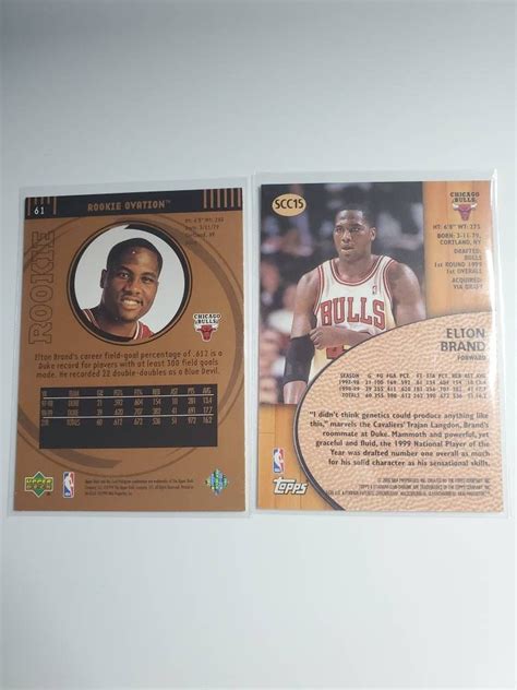 2 Elton Brand Rookie and Stadium Chrome Draft Pick Card - Etsy