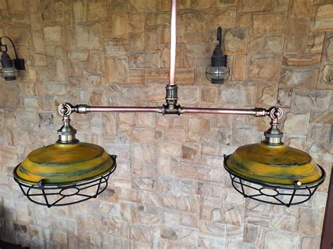 Handcrafted Industrial Style Pendant Lamp. Chandelier in Home - Etsy