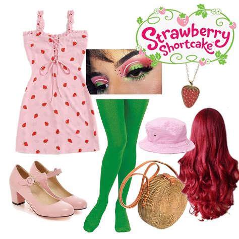 Strawberry Shortcake Costume | Strawberry shortcake costume, Strawberry ...