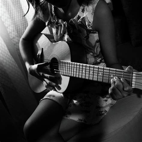 Girl Playing Guitar Photograph by Ricky Paras - Fine Art America