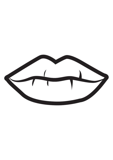 Lips Black and White Outline Free SVG File - SVG Heart | Svg free files ...