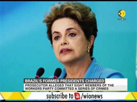 Brazil's former presidents charged in corruption case - YouTube