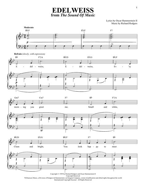 Edelweiss | Sheet Music Direct