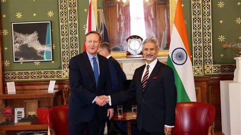 Jaishankar meets UK's new foreign secy David Cameron, discusses West ...