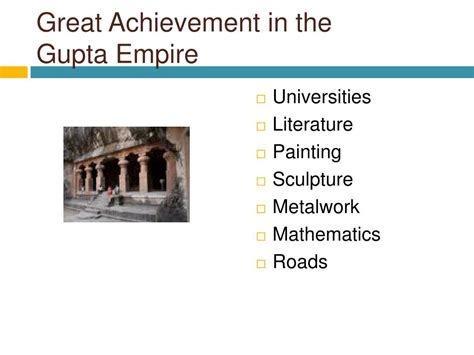 PPT - The Achievements of the Gupta Empire PowerPoint Presentation - ID:604084