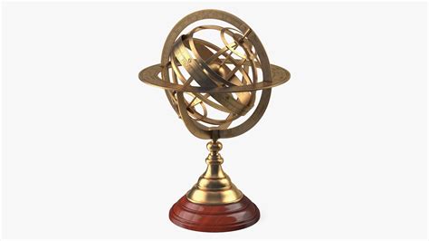 Bronze Antique World Globe 3D model - TurboSquid 2127855