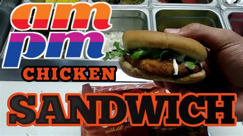 Gas Station Food Review: AMPM Chicken Sandwich - YouTube