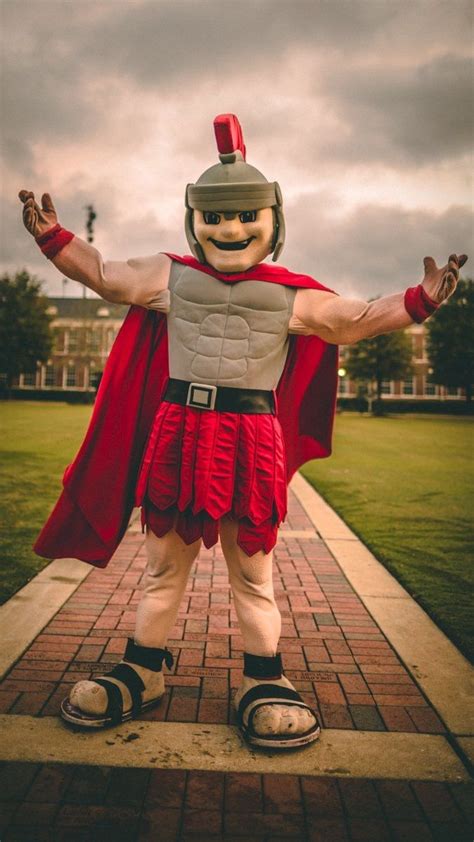 Troy Trojans mascot T-Roy | Troy trojans, Troy trojans football, Mascot