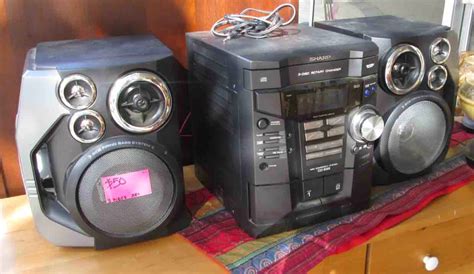 UHURU FURNITURE & COLLECTIBLES: SOLD Sharp Stereo System - $20 / all