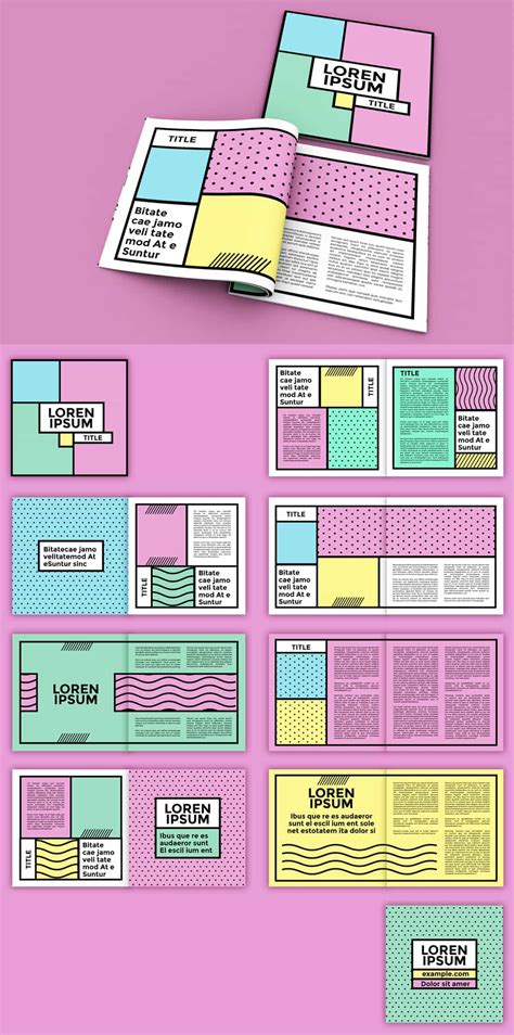 Zine Format Template Get Creative With Our Online Editor Tool And You Can Add.Printable Template ...