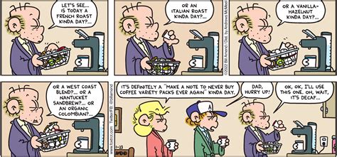 "Early Decisions" | Coffee | FoxTrot Comics by Bill Amend