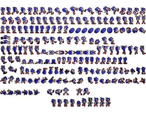 Pixilart Sonic Simple Sprite Sheet By Tuxedoedabyss03 | Images and Photos finder