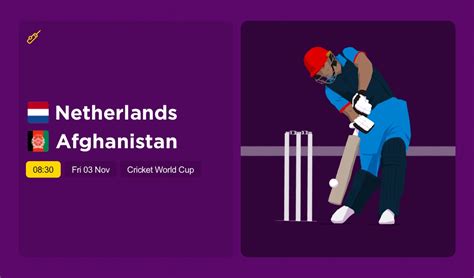 THE EDGE Fri: Cricket World Cup: AFGHANISTAN v NETHERLANDS - BETDAQ TIPS