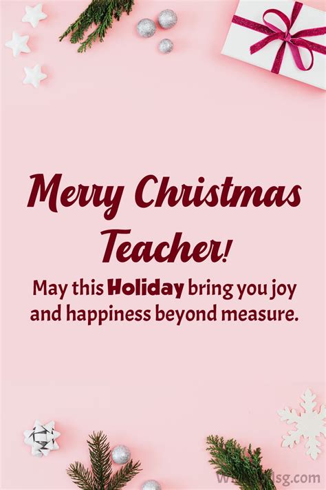 Best Merry Christmas Wishes & Messages for Teachers | Christmas wishes ...