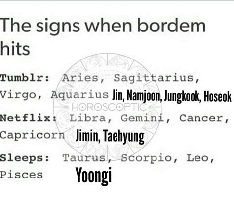 Bts Members Astrological Signs - btsjulllc