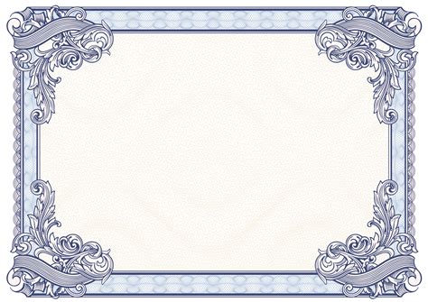 Printable borders for certificates - coldlio