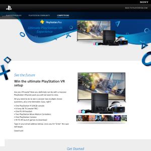 Win the ultimate PlayStation VR setup! - PlayStation