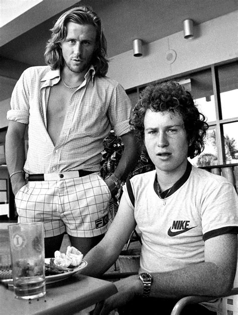 Björn Borg and John McEnroe at breakfast (1981). | John mcenroe, Tennis ...