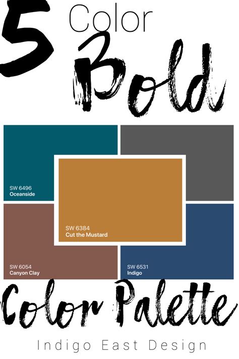 5 BOLD COLOR PALETTE. #homedecor #interiordesign #color #colorpalette #boldcolors #design #paint ...