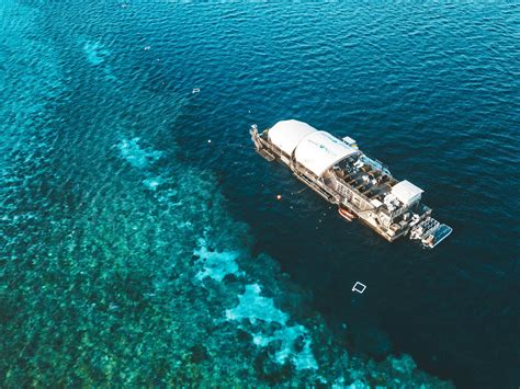 CWS-Reefsleep-Drone shot of pontoon-Hardy Reef_1920 – Journey Beyond