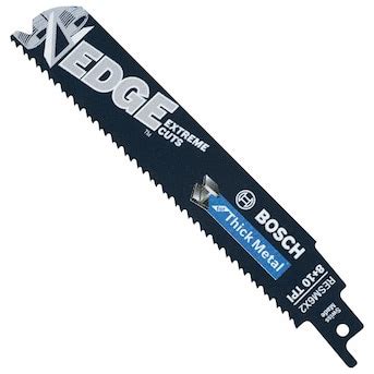 Bosch Edge Bi-metal 6-in 8/10-TPI Thick Metal Cutting Reciprocating Saw Blade in the ...