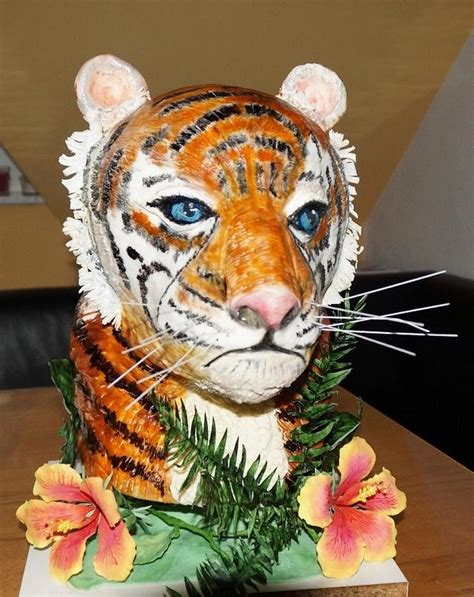 Tiger 3d cake - Decorated Cake by Jenny Kristen - CakesDecor