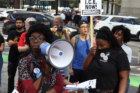 Protesters Demand Abolishment of ICE, Defunding of Chicago Police ...