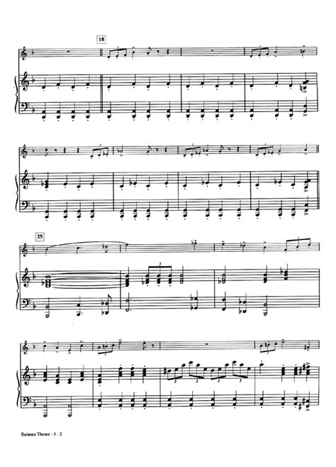 THE BATMAN Theme Piano Sheet music | Easy Sheet Music