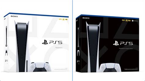 Así son las cajas de PS5 y PS5 All Digital: diferentes colores - MeriStation