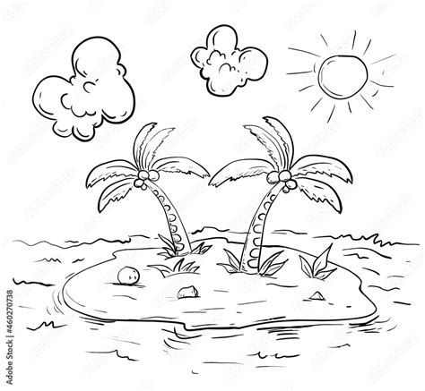 Island Coloring Pages