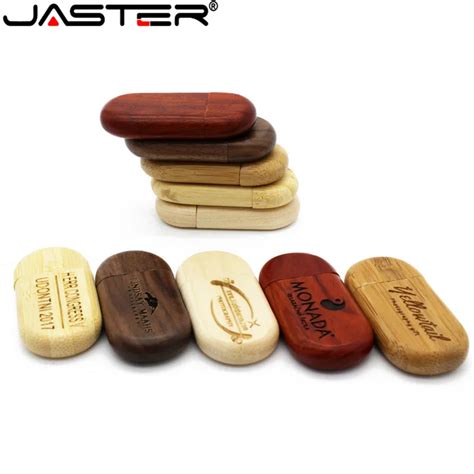 Jaster 1pcs Customer Free Logo Wood Usb Flash Drive Pen Drive 4gb 16gb 32gb 64gb Pendrive Memory ...