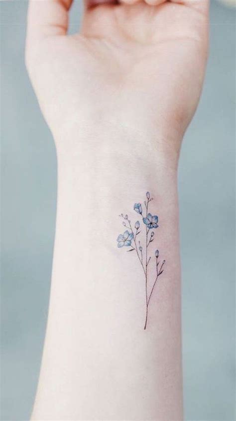 Discreet And Charming Wrist Tattoos You’ll Want To Have | Flower wrist tattoos, Watercolor ...