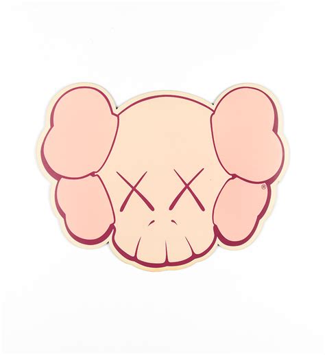 Kaws - Mousepad (pink) - Art object - Artwork screen printed